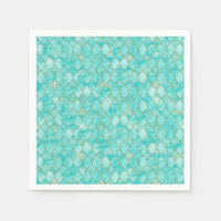Motif Marocain Gold et Aqua