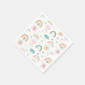 Serviette En Papier Motif météorologique mignon (Coin)