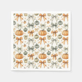 Serviette En Papier Motif mignon de la bow automate (Devant)