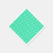 Serviette En Papier motif moderne et coloré (Coin)