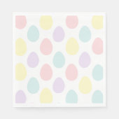 Serviette En Papier Motif moderne Pastel Egg | Bonne Pâques (Devant)