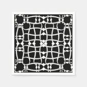 Serviette En Papier Motif monochromatique Art nouveau (Devant)