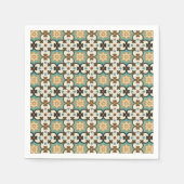 Serviette En Papier Motif moresque (Devant)
