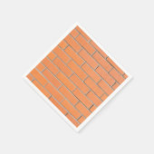 Serviette En Papier Motif mur en brique (Coin)