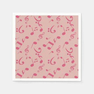 Serviette En Papier Motif musical