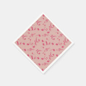 Serviette En Papier Motif musical (Coin)
