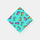 Serviette En Papier Motif musical (Coin)