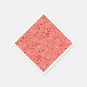 Serviette En Papier Motif musical (Coin)