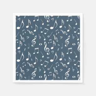 Serviette En Papier Motif musical