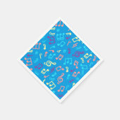 Serviette En Papier Motif musical (Coin)