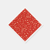 Serviette En Papier Motif musical (Coin)