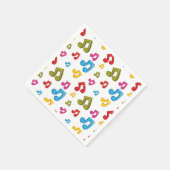 Serviette En Papier Motif musical (Coin)