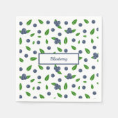 Serviette en Papier motif Myrtilles (Devant)
