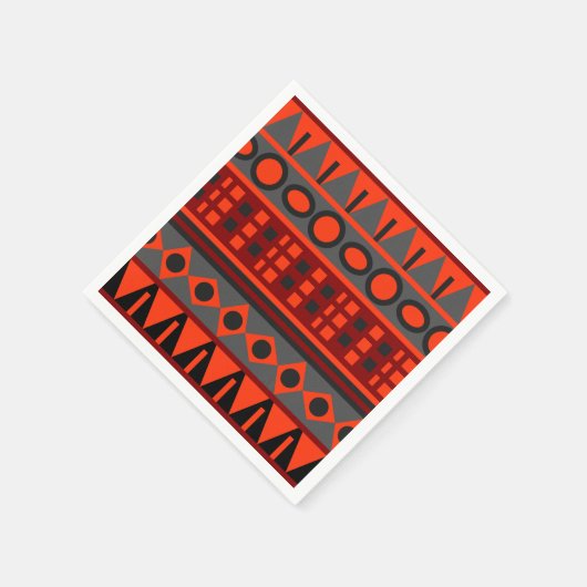 Serviette En Papier Motif natif Aztec (Coin)