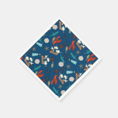 Serviette En Papier Motif nautique (Coin)