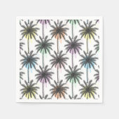 Serviette En Papier Motif Paint Drop Palm Tree (Devant)