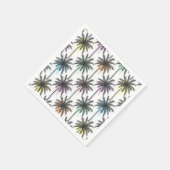 Serviette En Papier Motif Paint Drop Palm Tree (Coin)