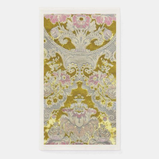 Serviette En Papier Motif Paisley Louis XVI Luxueux (Devant)