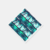 Serviette En Papier Motif palmier (Coin)