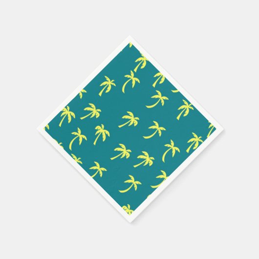 Serviette En Papier Motif palmier (Coin)