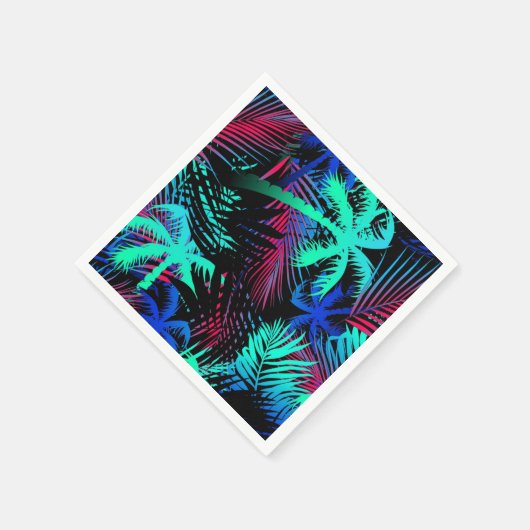 Serviette En Papier Motif palmier (Coin)