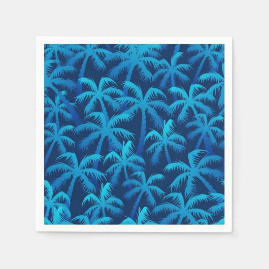 Serviette En Papier Motif palmier (Devant)