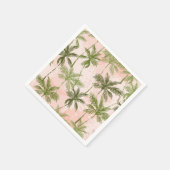 Serviette En Papier Motif palmier (Coin)