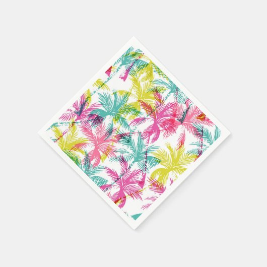 Serviette En Papier Motif palmier (Coin)