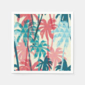 Serviette En Papier Motif palmier (Devant)