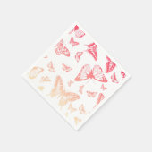 Serviette En Papier Motif papillon (Coin)