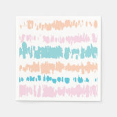 Serviette En Papier Motif Pastel Batik (Devant)