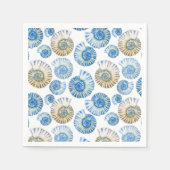 Serviette En Papier Motif Pastel Seashell (Devant)