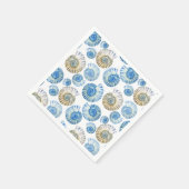Serviette En Papier Motif Pastel Seashell (Coin)