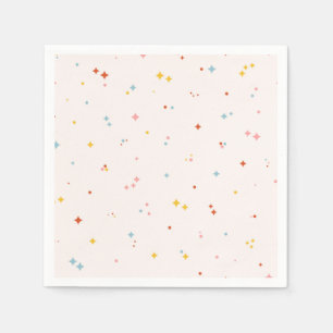 Serviette En Papier Motif Pastel Star