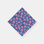 Serviette En Papier Motif pastèque de fruit tropical (Coin)