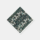 Serviette En Papier Motif Peau de Serpent (Coin)