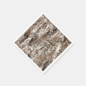 Serviette En Papier Motif Peau de Serpent (Coin)