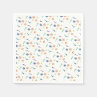 Motif peint à l'aquarelle de fleurs sauvages paste