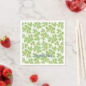 Serviette En Papier Motif Persil (En situation)
