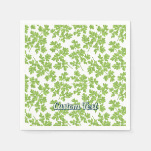 Serviette En Papier Motif Persil