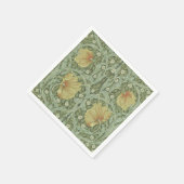 Serviette En Papier Motif Pimpernel (par William Morris) (Coin)