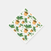 Serviette En Papier motif plante (Coin)