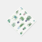 Serviette En Papier motif plante (Coin)