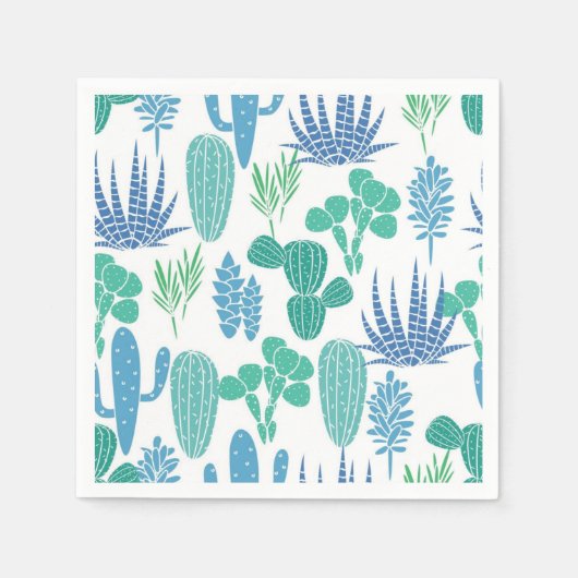Serviette En Papier motif plante (Devant)