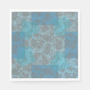 Serviette En Papier motif plante.13b