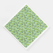 Serviette En Papier motif plante A03.b Lgreen BG (Coin)