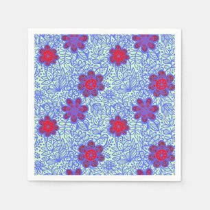 Serviette En Papier motif plante A13.b LGreen BG