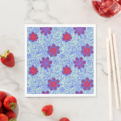 Serviette En Papier motif plante A13.b LGreen BG (En situation)