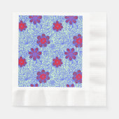 Serviette En Papier motif plante A13.b LGreen BG (Devant)