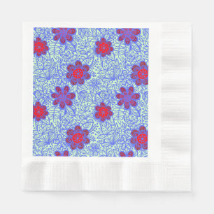 Serviette En Papier motif plante A13.b LGreen BG